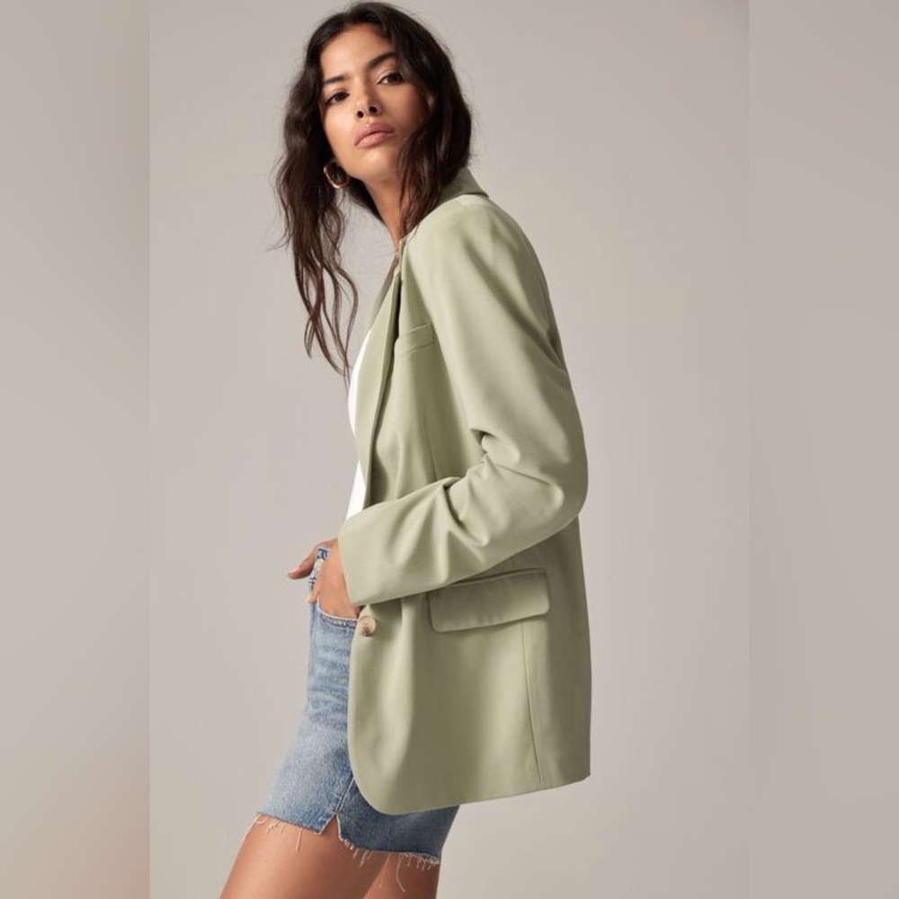 Dynamite Light Olive Blazer